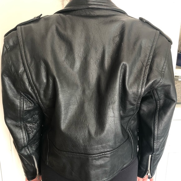 100% REAL Leather jacket - Picture 5 of 6